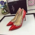 valentino Rockstud Pump patent leather red